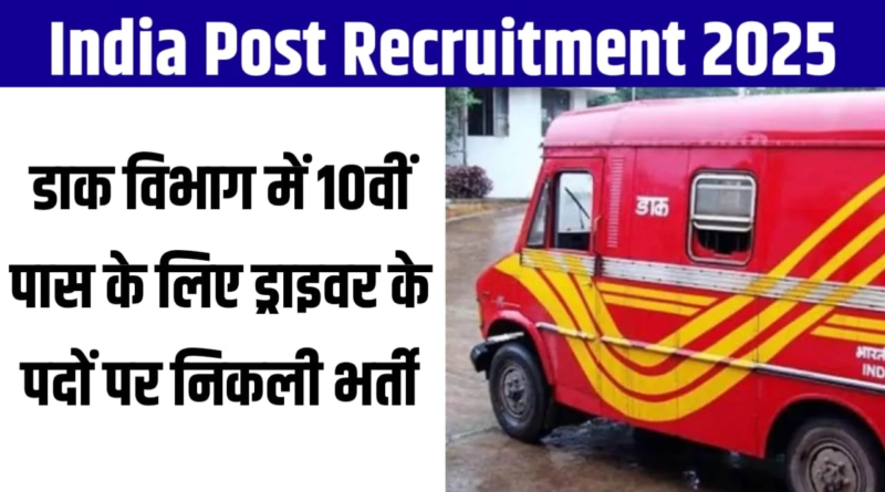 India Post Recruitment 2025, Government job vacancies, GDS, Postman, MTS, India Post jobs 2025