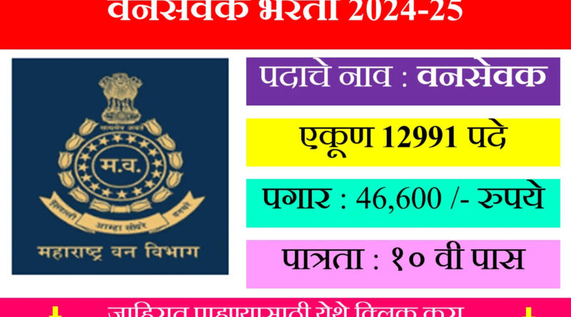 "Indian Forest Department Recruitment 2025 - Application Fee details, categories, and instructions for online application."