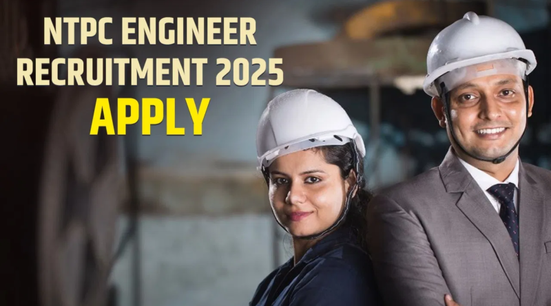 "NTPC Recruitment 2025 for 475 Engineering Executive Trainees with a salary range of ₹40,000 to ₹1,40,000. Apply now through GATE 2024 scores!"